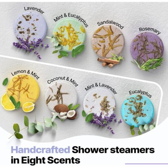 SW Candy Set of 8 Aromatherapy Shower Steamers in Assorted Scents - Picture 2 of 7